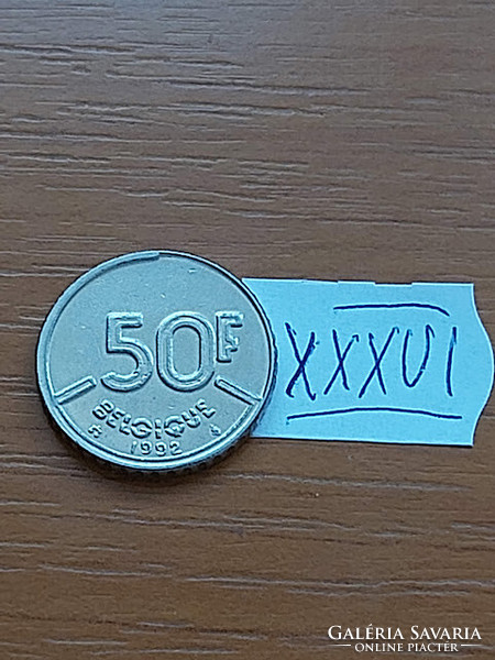 Belgium belgique 50 francs 1992 xxxvi
