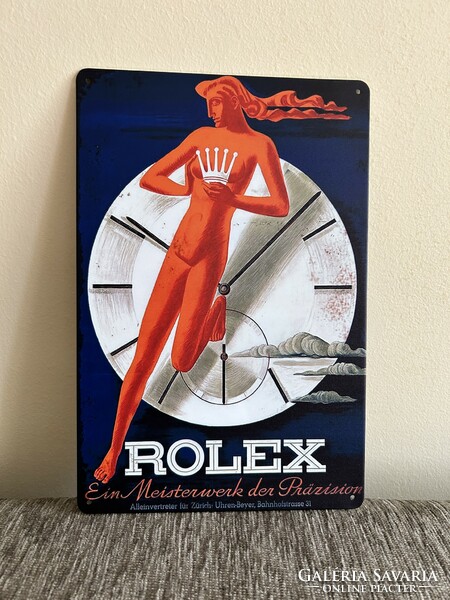 Rolex metal sign, advertising sign