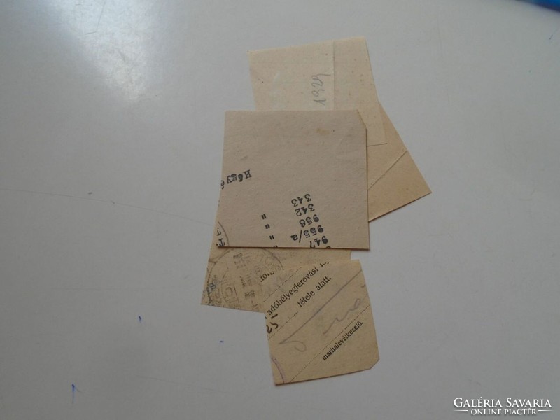 D202555 heat press (tolna etc.) old stamp impressions 5 pcs. About 1900-1950's