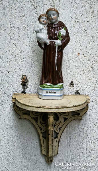 Antik àttört faragott Posztamens viràgtartó konzol szobor tartó viràgtartó barokk stílusú