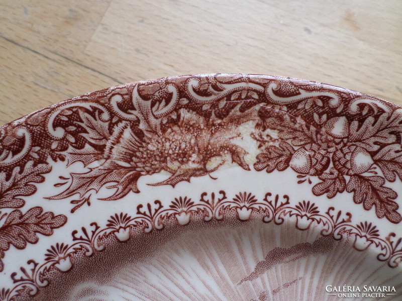 6 db angol porcelán kistányér süteményes tányér 19,5 cm
