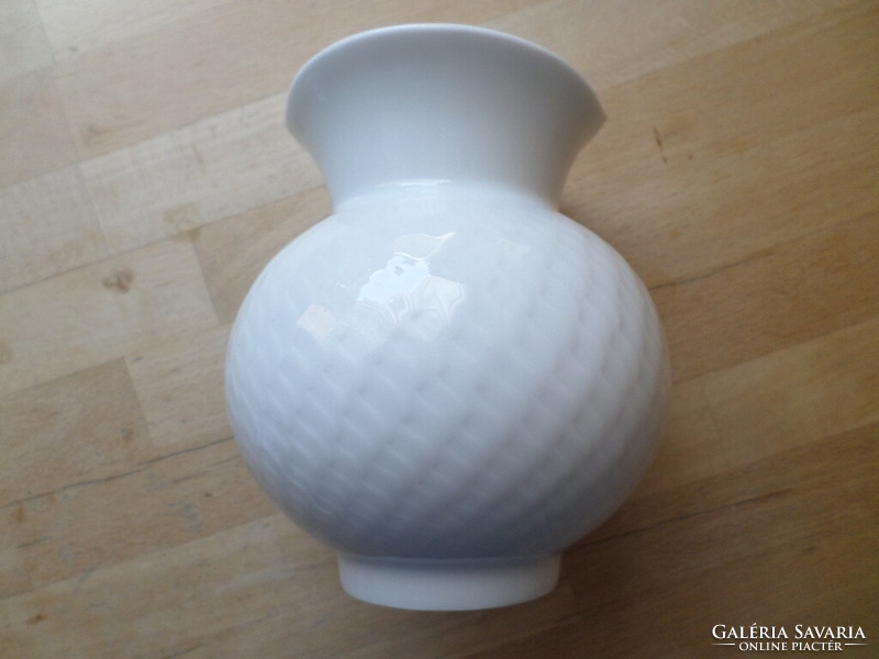 Old Meissen white porcelain vase 13.5 cm
