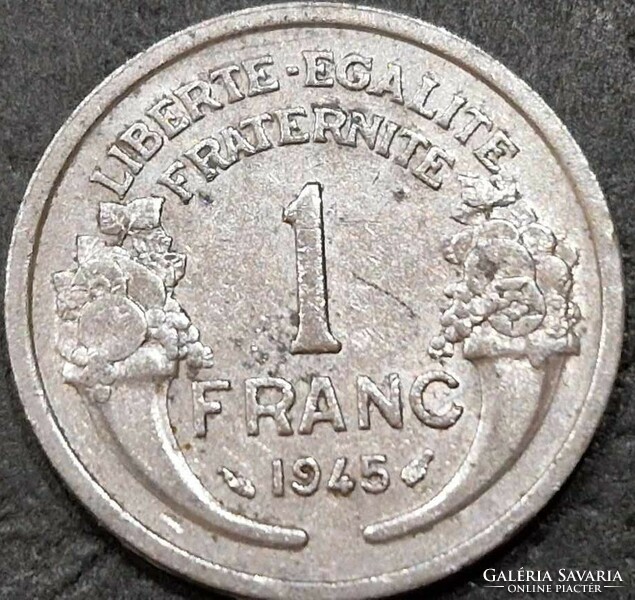 France 1 franc, 1945.