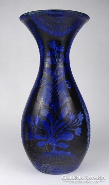 1R231 old marked large Vásárhely ceramic vase 31 cm