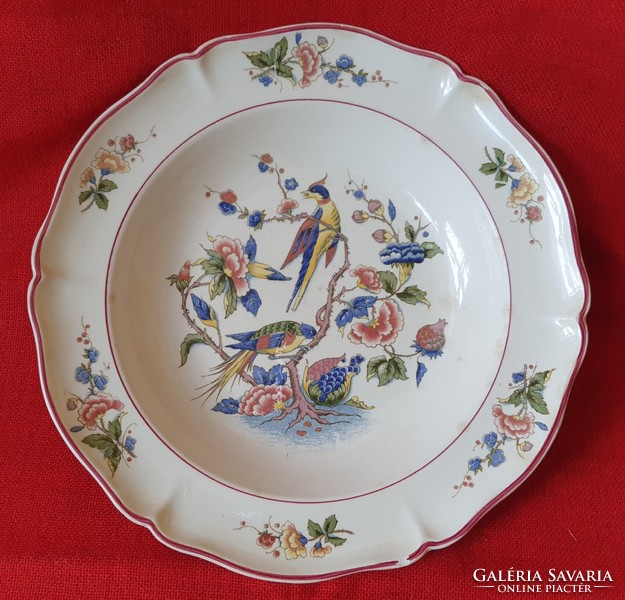 Villeroy & boch phoenix bird porcelain plate with peacock bird pattern