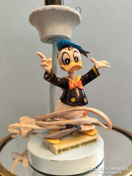 Vintage lamp with Donald duck (disney)