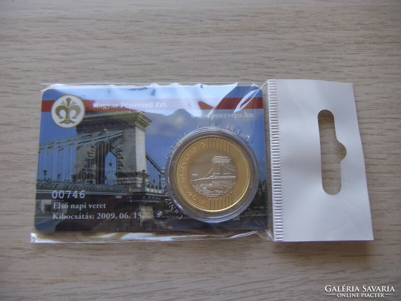 200 Forint Elsőnapi Veret 00746  Kártyás Csomagolásban 2009 Új Bontatlan Csomagolásban
