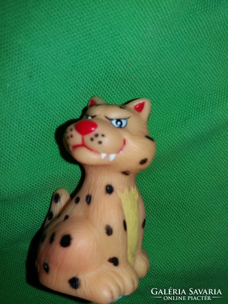 Retro rubber cartoon flinstone family sabre-toothed tiger figurine pencil sharpener in good condition