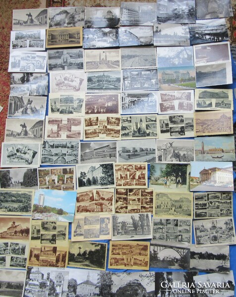 142 old mixed postcards in mixed condition for sale together.