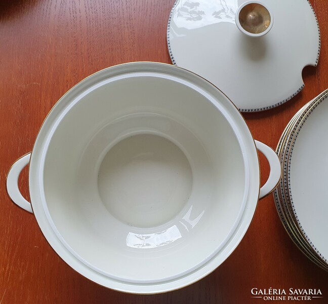 Z & co tirschenreuth bavaria german porcelain tableware 18-piece plate bowl with sauce sauce serving