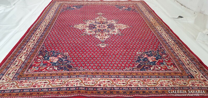OF3 Indiai Bidjár kézi csomó gyapjú perzsa szőnyeg 247X339CM Ingyen Futár