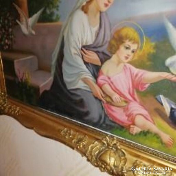 Szentkép Mária  gyermekével(70x135 cm)