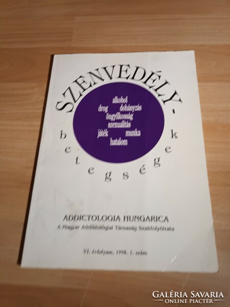 Addictologia Hungarian 1998/1. Passionate diseases - specialist journal