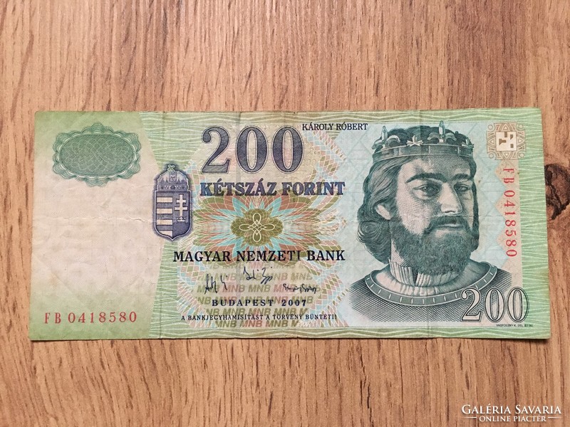 200 forint (2007, FB betűjellel)