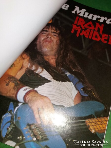 1989.5.Szám stori - independent entertainment newspaper magazine with iron maiden poster according to the pictures