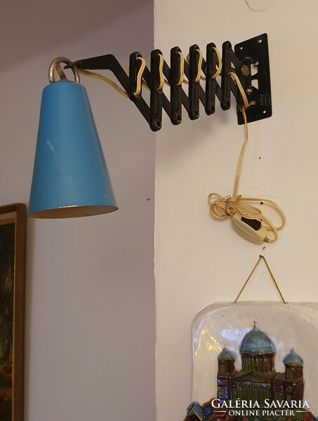 Retro accordion lamp - drawing lamp, wall lamp