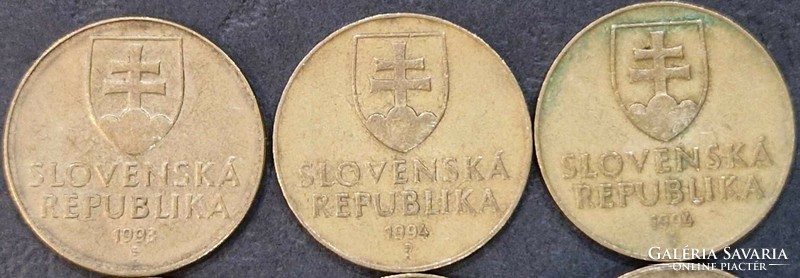 Szlovákia 10 korona LOT 8DB