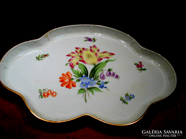 Herend flower pattern serving bowl