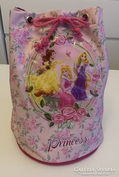 Gyönyörű Disney princess hercegnős hátizsák táska rózsás Csipkerózsika Belle Rapunzel Aranyhaj