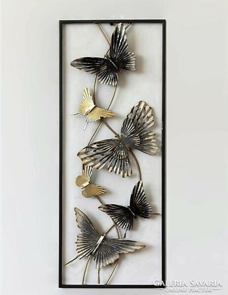 Metal wall decoration butterflies (90022)