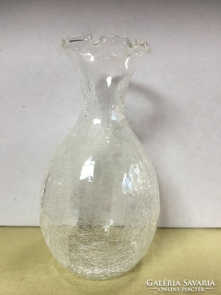 Wonderful veiled glass vase (20/e2)