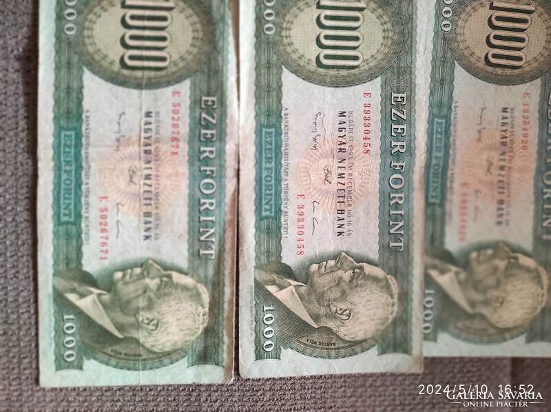 Old Hungarian paper money