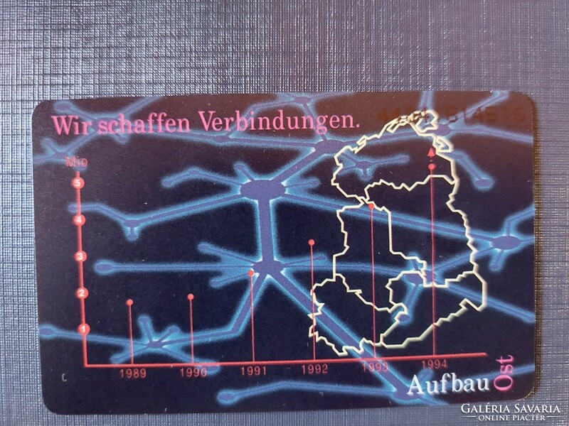 1994-es német telefonkártya eredeti, exkluzív csomagolásban