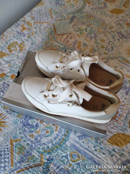 Brand new white leather ara brand women's sports shoes, size 41