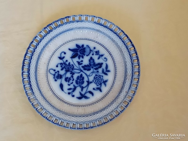 Antique openwork plate decorative plate waechtersbach 1894-1906 17.5cm stoneware