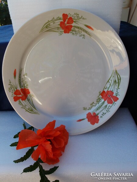 Lowland table with poppies 28.5 cm