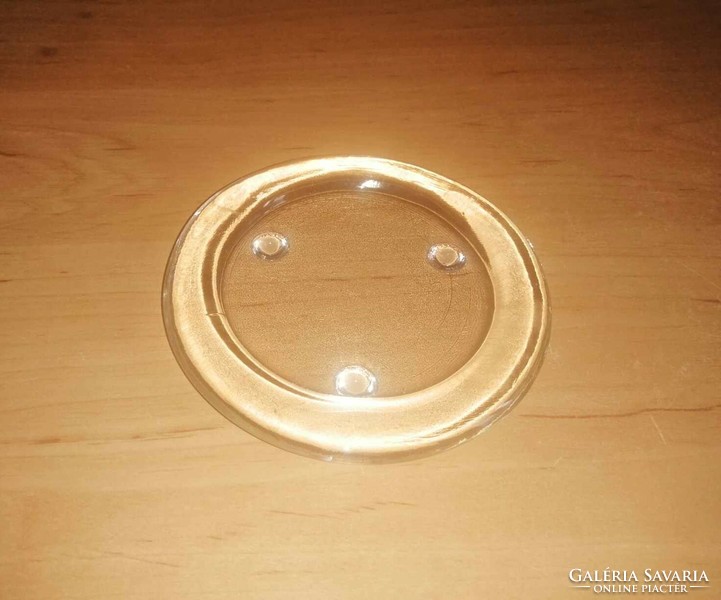 Üveg edényalátét, poháralátét  - átm 11 cm (40/d)