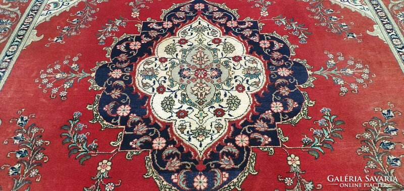 Of120 iranian kashan hand knot wool persian carpet 255x335cm free courier