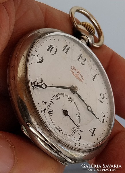Vintage perfect 15 stone silver pocket watch