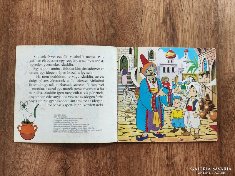 Narrative pamphlets of the Pest salon 22. Aladdin and the magic lamp 1993