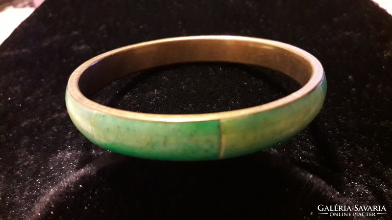 Bizuk: metal fire enamel painted round bangle bracelet 7x1 cm new. 4 Pcs.