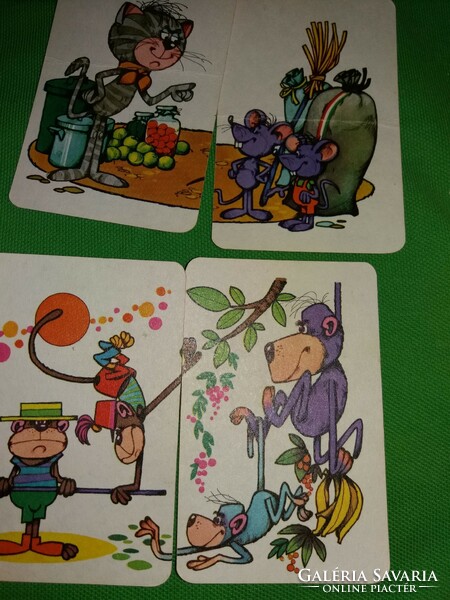 Retro foky studio animal card - makk marci fairy tale game card with matching box according to the pictures