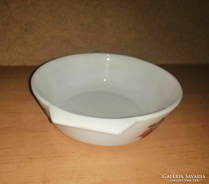 Jena glass vegetable pattern bowl (40/d)