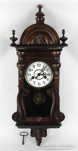 1R698 old swinging gustav becker swinging wall clock 67 cm