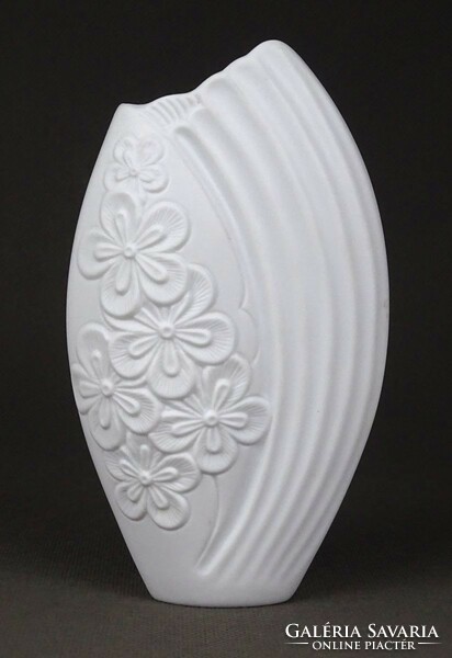 1R258 biscuit m. Frey kaiser snow white porcelain design vase 14 cm