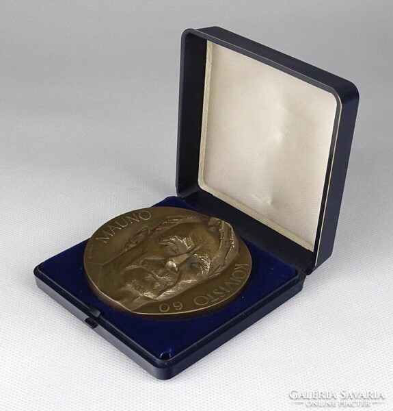 1R436 t. Sakki: mauno koivisto commemorative medal of the President of the Republic of Finland in a gift box