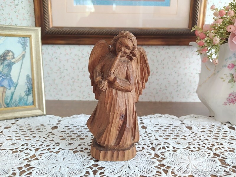 Carved angel
