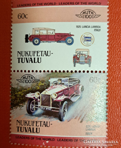 2003 Tuvalu autós bélyegek, kettes, postatiszta  F/7/8