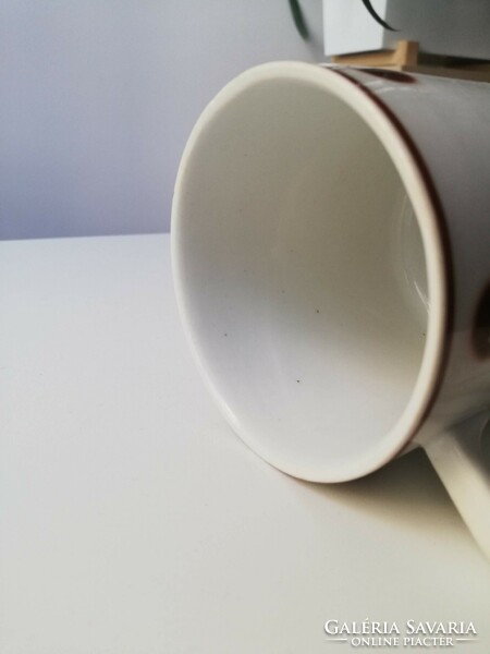 Zsolnay mug with brown dots