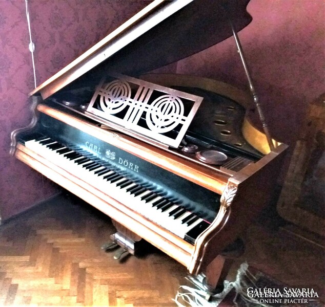 Carl Dörr Viennese brown piano from 1904 for sale