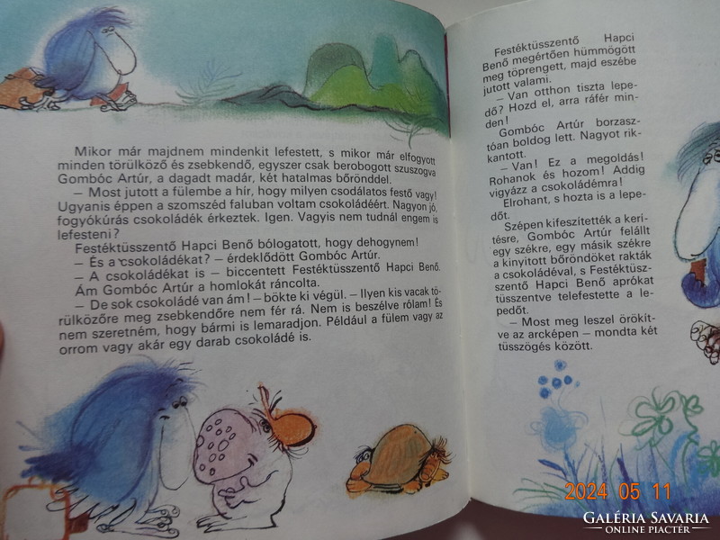 István Csukás: pom pom tales - old storybook, 6 tales - with drawings by Ferenc Sajdik