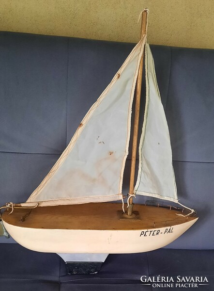 Old Balaton sailing ship model