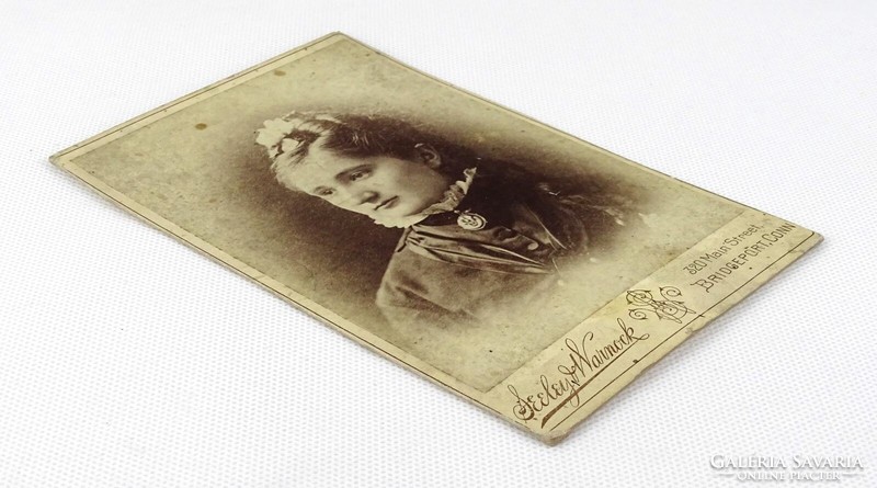 1R097 Seeley & Warnock : Antik brit vizitkártya fotográfia 16.5 x 10.5 cm