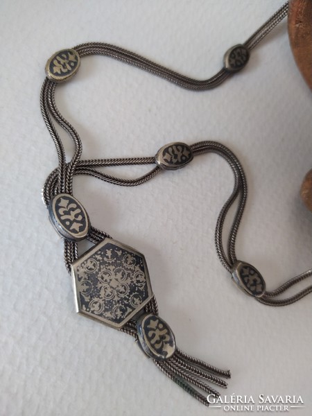 Wonderful oriental style silver necklaces