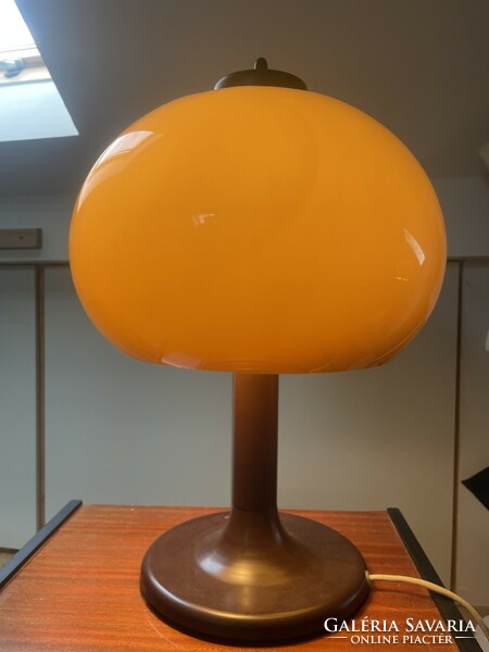 Retro space age deer mushroom lamp