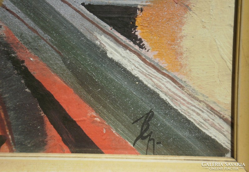 György Benedek (1934-2022): still life in a window